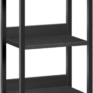 5-Tier Bookshelf, Bookcase, Shelves Organizer for Small Spaces, Storage Shelf Organizer, for Living Room, Bedroom, Study, Balcony, Black