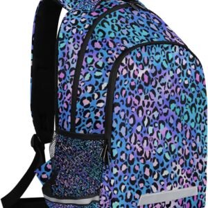 Cheetah Backpack Boys Girls Schoolbag Children Bookbag,Fashion Leopard Print Laptop Notebook Tablet School Bag Stylish Casual Daypack Students Teens Travel Bags