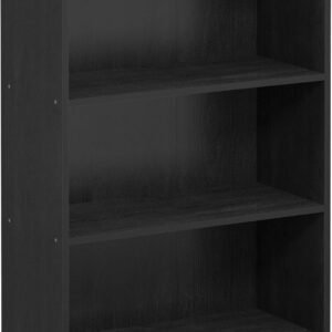 3-Tier Open Shelf Bookcase, Americano