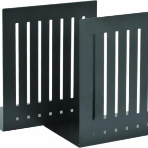 10-Inch Heavy Duty Bookends | Scratch Resistant Finish | Heavy Gauge Material | Non-Slip Padded Base Protection | For Office, Bookshelves, Binders & Books